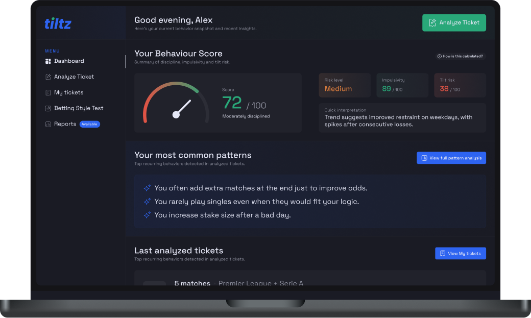 Panoul Tiltz pe MacBook